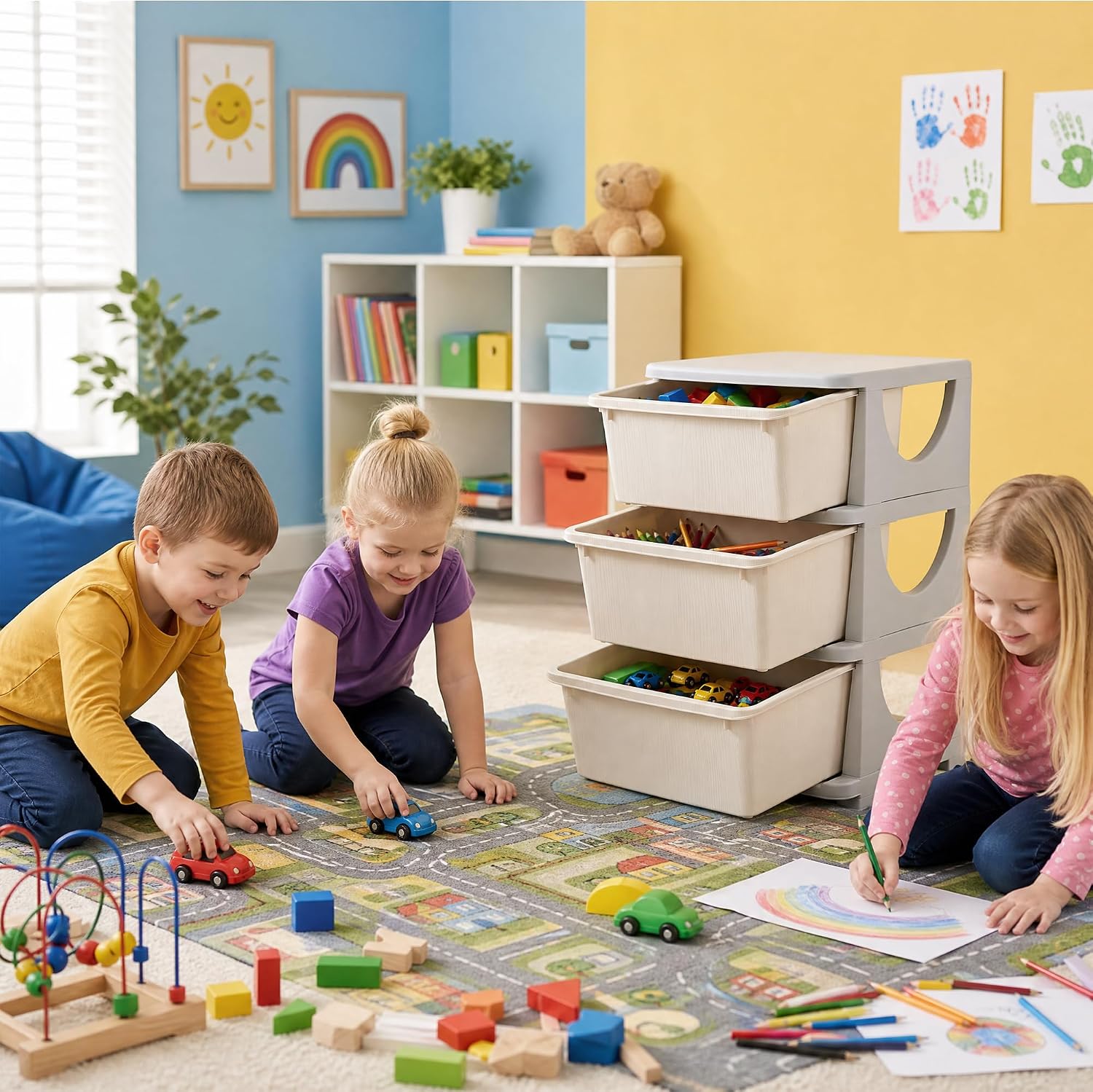 Kids Toys Drawers - Organizador de Juguetes y Libros para