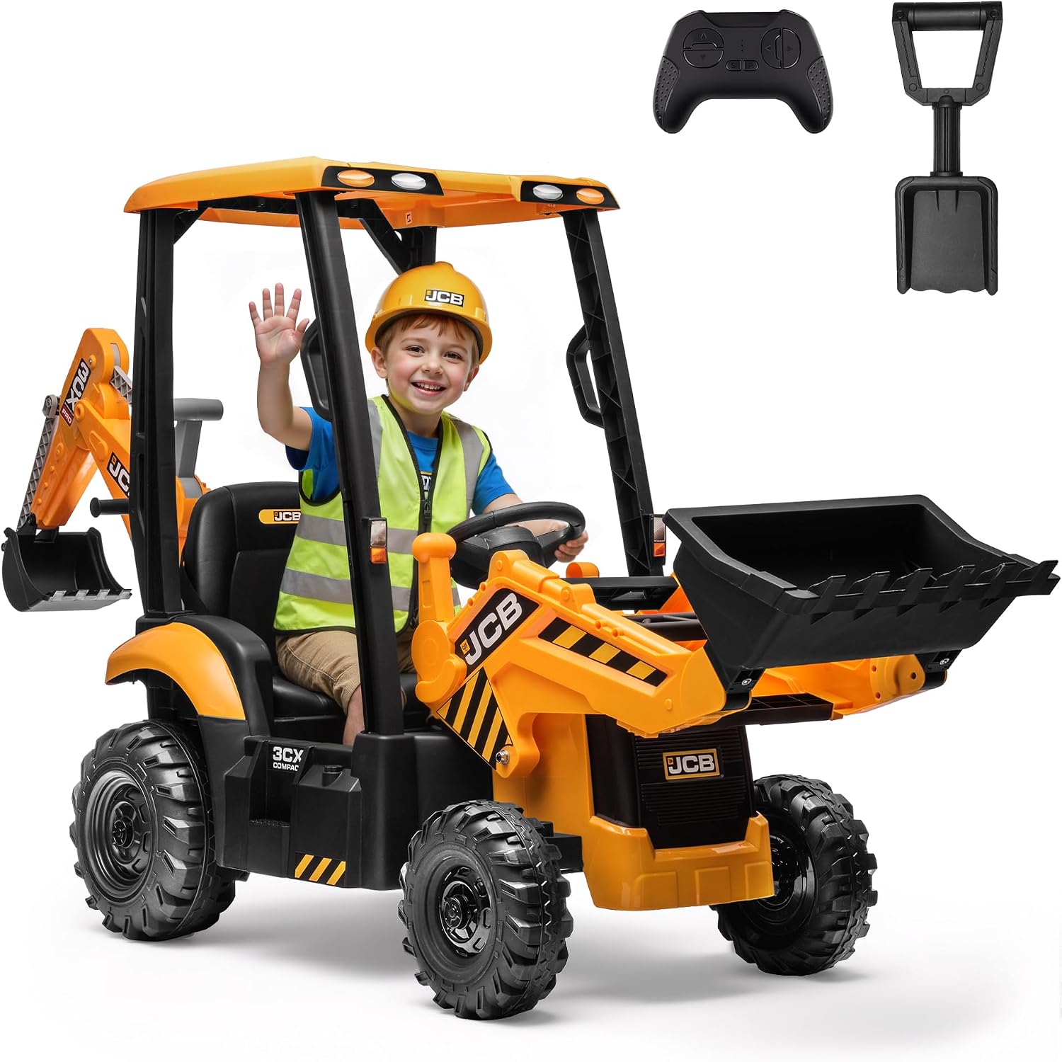 Kids Toys Jcb - Excavadora Eléctrica JCB 12V con Licencia