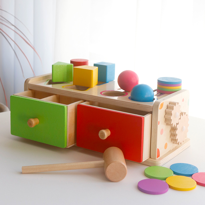 Kids Toys Drawers - Juguete Montessori de madera para clasificar