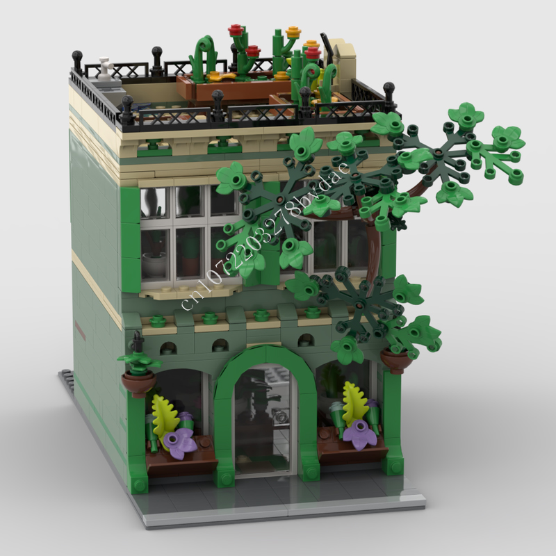 Kids Toys Shop - 1098 Uds. Tienda de plantas MOC