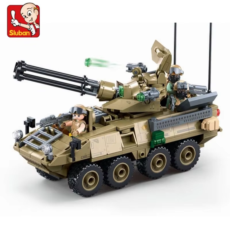 Kid Toys Ads - Sluban 310PCS OEF Stryker-ADS, Kit de