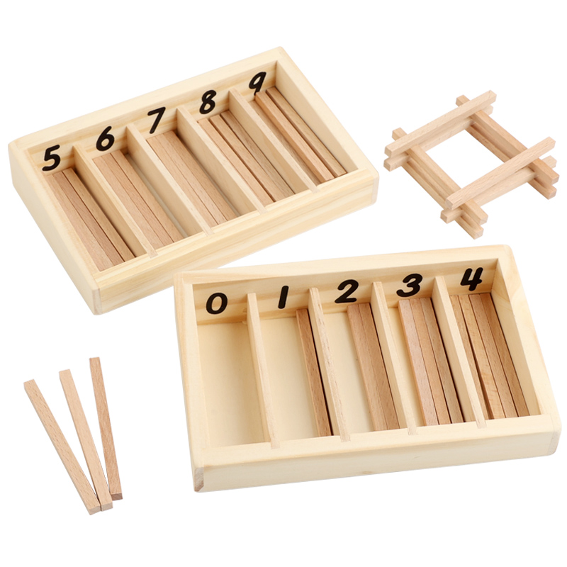 Kid Toys Ads - Caja de husillo para niños, palos