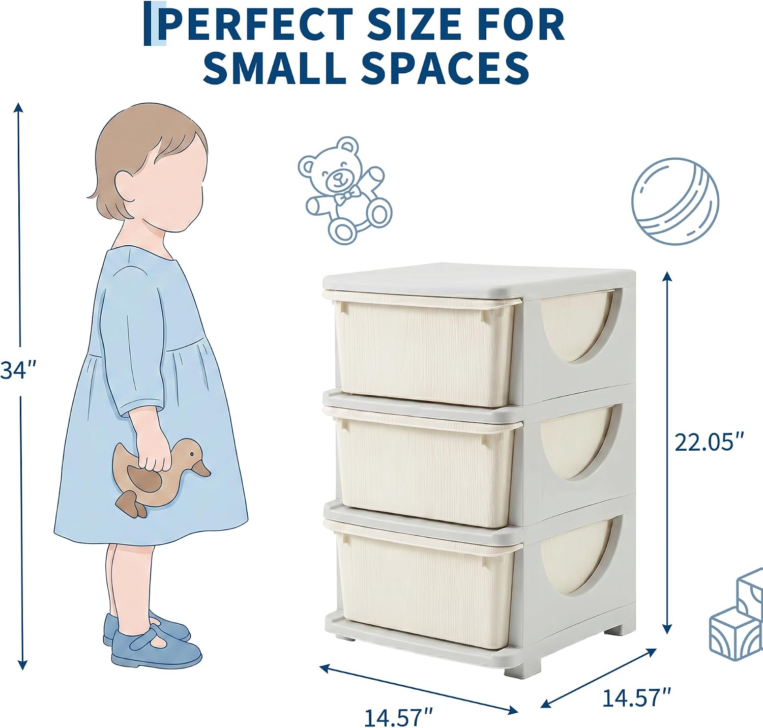 Organizador de Juguetes y Libr - Kids Toys Drawers reseña y precio