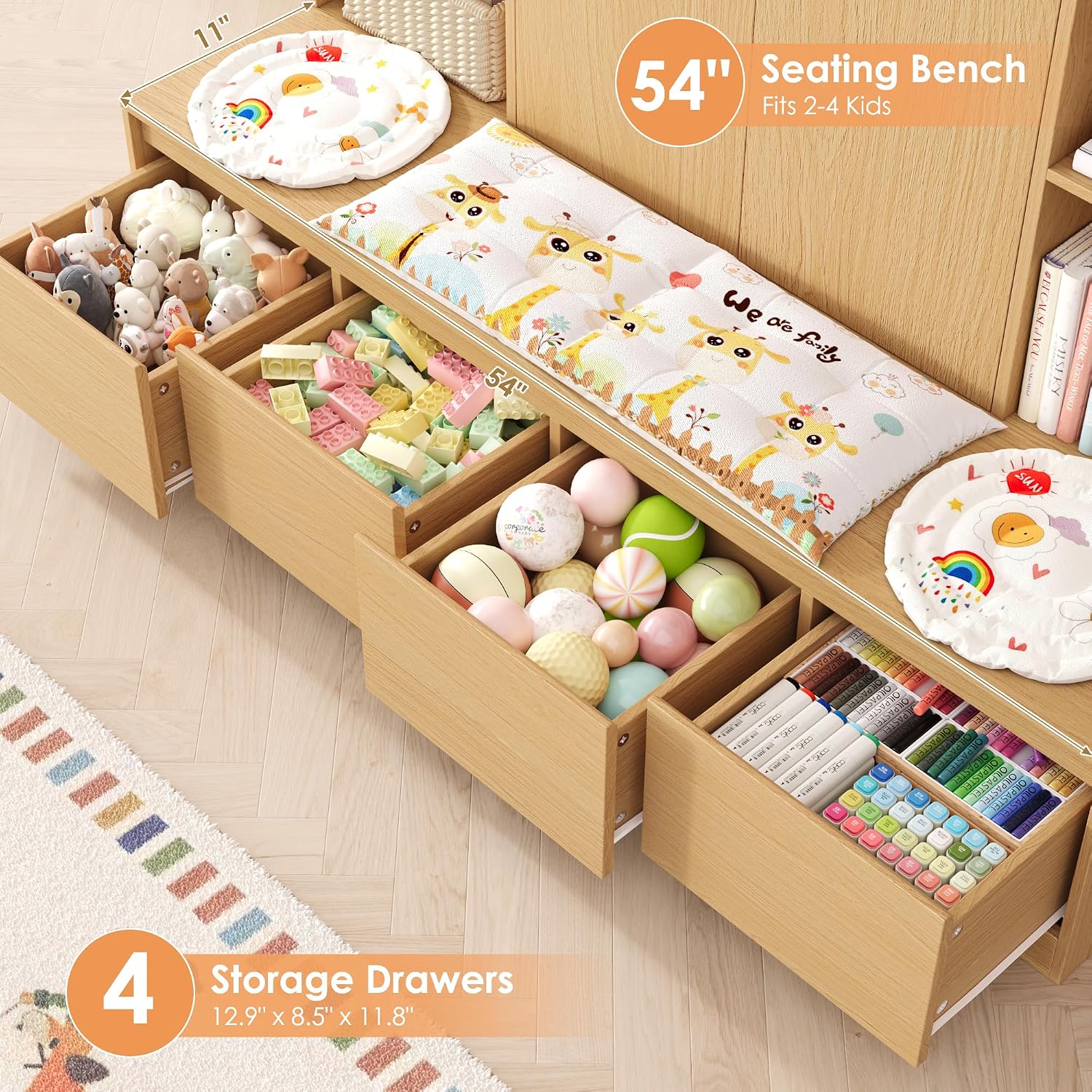 Estantería para Libros Infanti - Kids Toys Drawers reseña y precio