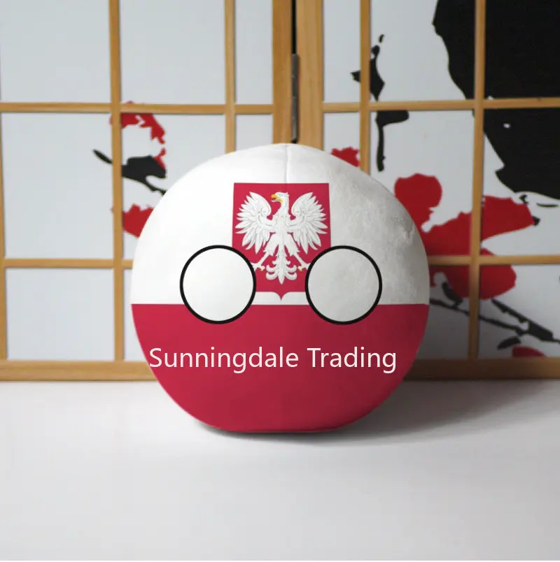 Peluche de Polandball de Polon - Kids Toys Pakistan reseña y precio