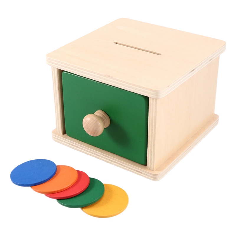 Caja de Monedas de Madera para - Kids Toys Drawers reseña y precio