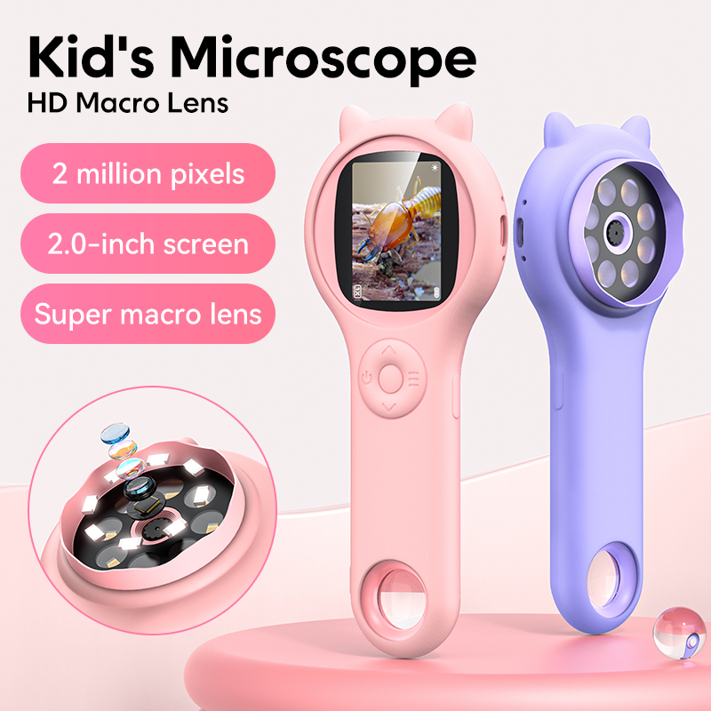Mini microscopio óptico para n - Toys For Kids Video reseña y precio